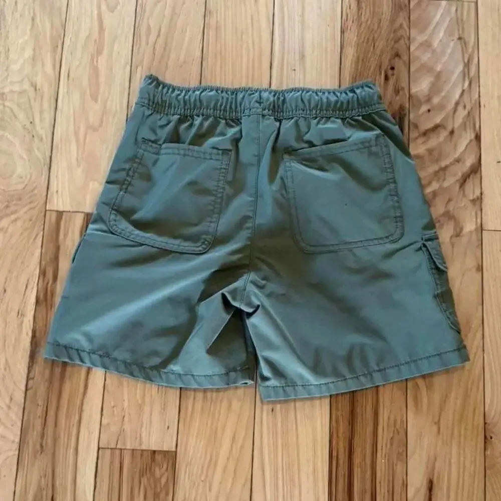 Cat & Jack Kids Olive Cargo Shorts Size M 8
